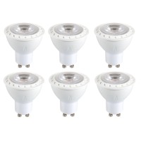 Led Gu10 Light Bulb, 5000K, 35, Cri80, Etl, 7W, 50W Equivalent, 25000Hrs, Lm520, Dimmable, Input Voltage 120V 6 Pack