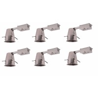 4 Inch Icat Remodel Housing, 120V, T24 Connector,Led Retrofit Only 6 Pack