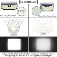 Aootek Solar Lights Outdoor 182 Leds 2500Lm Solar Motion Sensor Lights Ip65 Waterpro Of With Wide Anglefor Patio Garden Garage Yard Front Door(2Pack)