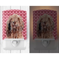 Carolines Treasures Sc9709Cnl Otterhound Hearts And Love Ceramic Night Light Compact Ulcertified Ideal For Bedroom Bathroom