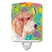 Carolines Treasures Lh9442Cnl Petit Basset Griffon Vendeen Easter Eggtravaganza Ceramic Night Light Compact Ulcertified Idea