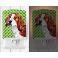 Carolines Treasures Sc9289Cnl Beagle St Patricks Day Shamrock Portrait Ceramic Night Light Compact Ulcertified Ideal For B