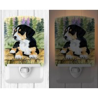 Carolines Treasures Ss8132Cnl Entlebucher Mountain Dog Ceramic Night Light Compact Ulcertified Ideal For Bedroom Bathroom