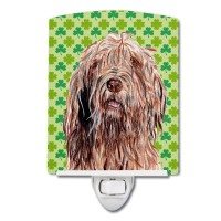 Carolines Treasures Sc9733Cnl Otterhound Lucky Shamrock St Patricks Day Ceramic Night Light Compact Ulcertified Ideal For