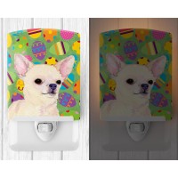 Carolines Treasures Ss4817Cnl Chihuahua Easter Eggtravaganza Ceramic Night Light Compact Ulcertified Ideal For Bedroom Bath