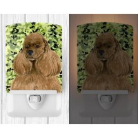 Carolines Treasures Ss8809Cnl Cocker Spaniel Ceramic Night Light Compact Ulcertified Ideal For Bedroom Bathroom Nursery H