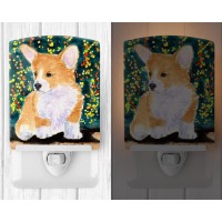 Carolines Treasures Ss8967Cnl Corgi Ceramic Night Light Compact Ulcertified Ideal For Bedroom Bathroom Nursery Hallway K