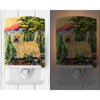 Carolines Treasures Ss8229Cnl Cairn Terrier Ceramic Night Light Compact Ulcertified Ideal For Bedroom Bathroom Nursery Ha