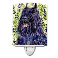 Carolines Treasures Ss8853Cnl Bouvier Des Flandres Ceramic Night Light Compact Ulcertified Ideal For Bedroom Bathroom Nurs