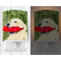 Carolines Treasures Ss8813Cnl Golden Retriever Ceramic Night Light Compact Ulcertified Ideal For Bedroom Bathroom Nursery