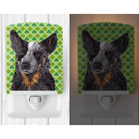 Carolines Treasures Sc9316Cnl Australian Cattle Dog St Patricks Day Shamrock Ceramic Night Light Compact Ulcertified Ideal