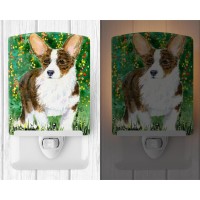 Carolines Treasures Ss8970Cnl Corgi Ceramic Night Light Compact Ulcertified Ideal For Bedroom Bathroom Nursery Hallway K