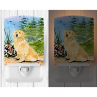 Carolines Treasures Ss8758Cnl Golden Retriever Ceramic Night Light Compact Ulcertified Ideal For Bedroom Bathroom Nursery