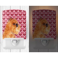 Carolines Treasures Ss4494Cnl Brussels Griffon Hearts Love And Valentines Day Portrait Ceramic Night Light Compact Ulcertifi