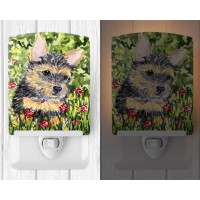 Carolines Treasures Ss8893Cnl Norwich Terrier Ceramic Night Light Compact Ulcertified Ideal For Bedroom Bathroom Nursery