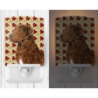 Carolines Treasures Ss4325Cnl Chesapeake Bay Retriever Fall Leaves Portrait Ceramic Night Light Compact Ulcertified Ideal Fo