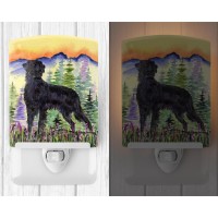 Carolines Treasures Ss8263Cnl Flat Coated Retriever Ceramic Night Light Compact Ulcertified Ideal For Bedroom Bathroom Nur