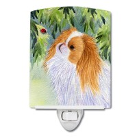 Carolines Treasures Ss8260Cnl Japanese Chin Ceramic Night Light Compact Ulcertified Ideal For Bedroom Bathroom Nursery Ha