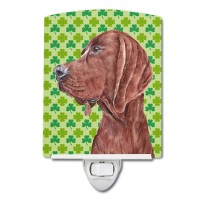 Carolines Treasures Sc9731Cnl Redbone Coonhound Lucky Shamrock St Patricks Day Ceramic Night Light Compact Ulcertified Ide