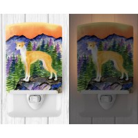 Carolines Treasures Ss8225Cnl Italian Greyhound Ceramic Night Light Compact Ulcertified Ideal For Bedroom Bathroom Nursery