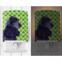 Carolines Treasures Ss4402Cnl Cocker Spaniel St Patricks Day Shamrock Portrait Ceramic Night Light Compact Ulcertified Ide