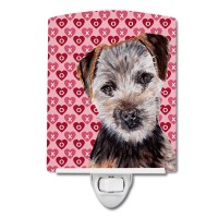 Carolines Treasures Sc9711Cnl Norfolk Terrier Puppy Hearts And Love Ceramic Night Light Compact Ulcertified Ideal For Bedroo