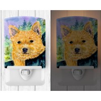 Carolines Treasures Ss8905Cnl Norwich Terrier Ceramic Night Light Compact Ulcertified Ideal For Bedroom Bathroom Nursery