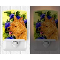 Carolines Treasures Ss8421Cnl Norwich Terrier Ceramic Night Light Compact Ulcertified Ideal For Bedroom Bathroom Nursery