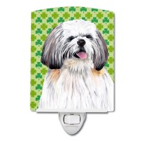 Carolines Treasures Sc9303Cnl Shih Tzu St Patricks Day Shamrock Portrait Ceramic Night Light Compact Ulcertified Ideal For