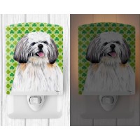 Carolines Treasures Sc9303Cnl Shih Tzu St Patricks Day Shamrock Portrait Ceramic Night Light Compact Ulcertified Ideal For