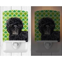 Carolines Treasures Ss4442Cnl Affenpinscher St Patricks Day Shamrock Portrait Ceramic Night Light Compact Ulcertified Idea