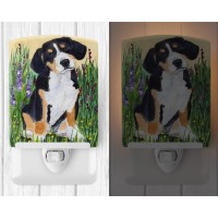 Carolines Treasures Ss8216Cnl Entlebucher Mountain Dog Ceramic Night Light Compact Ulcertified Ideal For Bedroom Bathroom