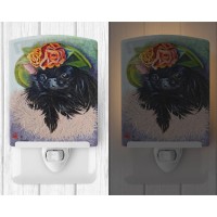 Carolines Treasures Mh1038Cnl Black Pekingese Ceramic Night Light Compact Ulcertified Ideal For Bedroom Bathroom Nursery