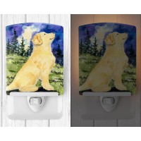 Carolines Treasures Ss8977Cnl Golden Retriever Ceramic Night Light Compact Ulcertified Ideal For Bedroom Bathroom Nursery