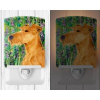 Carolines Treasures Ss1004Cnl Irish Terrier Ceramic Night Light Compact Ulcertified Ideal For Bedroom Bathroom Nursery Ha