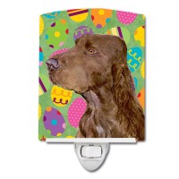 Carolines Treasures Ss4870Cnl Field Spaniel Easter Eggtravaganza Ceramic Night Light Compact Ulcertified Ideal For Bedroom