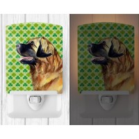 Carolines Treasures Lh9213Cnl Leonberger St Patricks Day Shamrock Portrait Ceramic Night Light Compact Ulcertified Ideal F