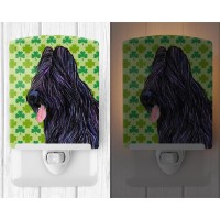 Carolines Treasures Ss4420Cnl Briard St Patricks Day Shamrock Portrait Ceramic Night Light Compact Ulcertified Ideal For B