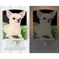 Carolines Treasures Ss8789Cnl Chihuahua Ceramic Night Light Compact Ulcertified Ideal For Bedroom Bathroom Nursery Hallwa