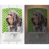 Carolines Treasures Sc9732Cnl Otterhound Lucky Shamrock St Patricks Day Ceramic Night Light Compact Ulcertified Ideal For