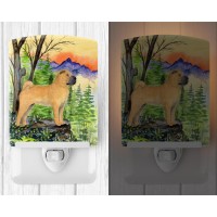 Carolines Treasures Ss8324Cnl Shar Pei Ceramic Night Light Compact Ulcertified Ideal For Bedroom Bathroom Nursery Hallway