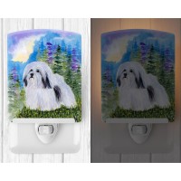 Carolines Treasures Ss1034Cnl Havanese Ceramic Night Light Compact Ulcertified Ideal For Bedroom Bathroom Nursery Hallway