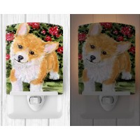 Carolines Treasures Ss8823Cnl Corgi Ceramic Night Light Compact Ulcertified Ideal For Bedroom Bathroom Nursery Hallway K