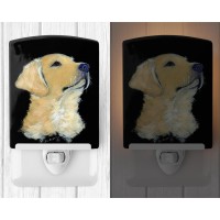 Carolines Treasures Ss8960Cnl Golden Retriever Ceramic Night Light Compact Ulcertified Ideal For Bedroom Bathroom Nursery