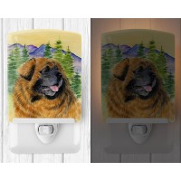 Carolines Treasures Ss8202Cnl Leonberger Ceramic Night Light Compact Ulcertified Ideal For Bedroom Bathroom Nursery Hallw