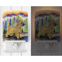 Carolines Treasures Ss8255Cnl Cairn Terrier Ceramic Night Light Compact Ulcertified Ideal For Bedroom Bathroom Nursery Ha