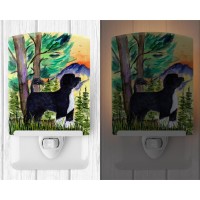 Carolines Treasures Ss8429Cnl Portuguese Water Dog Ceramic Night Light Compact Ulcertified Ideal For Bedroom Bathroom Nurs