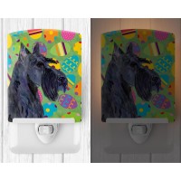 Carolines Treasures Ss4874Cnl Scottish Terrier Easter Eggtravaganza Ceramic Night Light Compact Ulcertified Ideal For Bedroo