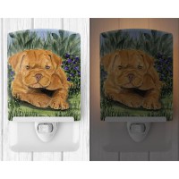 Carolines Treasures Ss8032Cnl Dogue De Bordeaux Ceramic Night Light Compact Ulcertified Ideal For Bedroom Bathroom Nursery