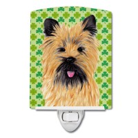 Carolines Treasures Sc9295Cnl Cairn Terrier St Patricks Day Shamrock Portrait Ceramic Night Light Compact Ulcertified Idea